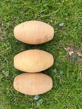 Set of three oval nine inch bouys